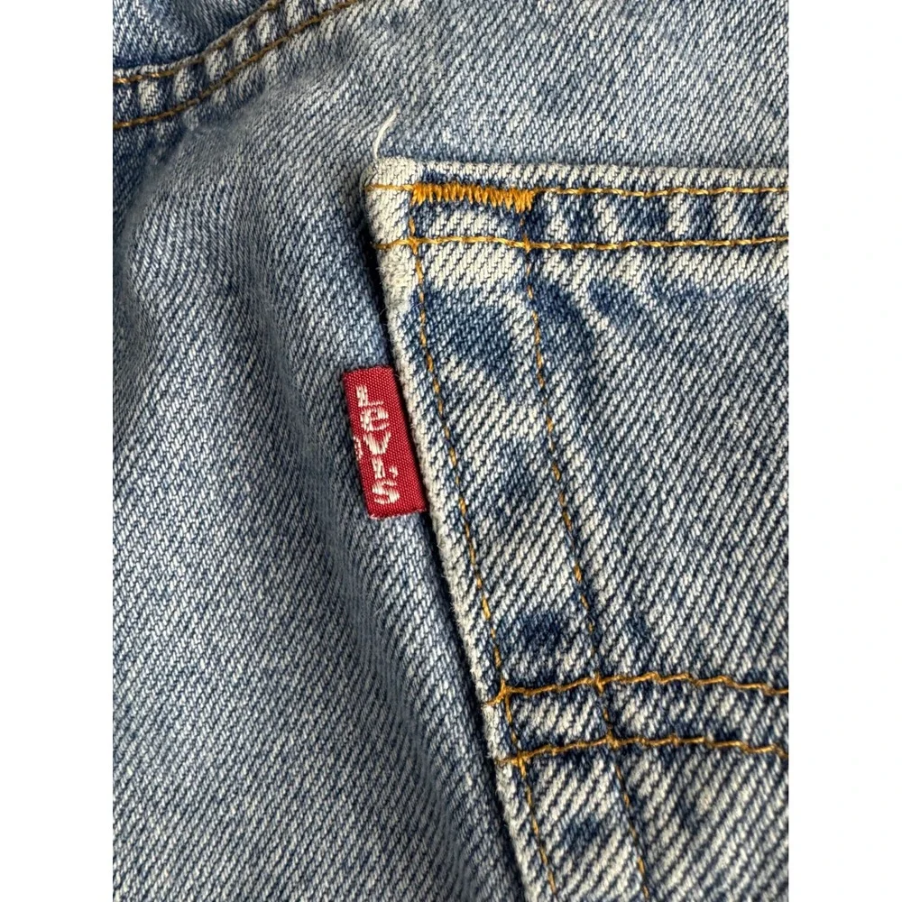 Levi Strauss 505 Jeans Mens 36x30 Regular Fit Straight Leg Blue Denim‎